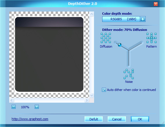 DepthDither Screenshot